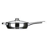 Orsina Stainless Steel Non-Stick Frypan with Glass Lid - 24cm