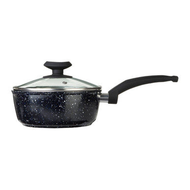 Orsina Stoneflam Saucepan with Glass Lid - 18cm