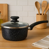 Orsina Stoneflam Saucepan with Glass Lid - 20cm