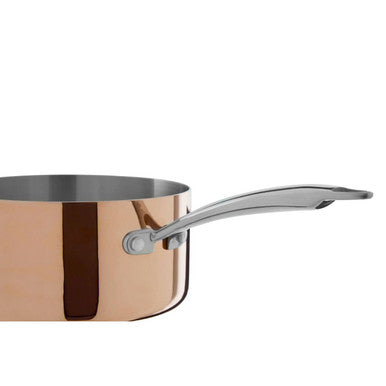 Orsina Minerva Copper Finish Saucepan with Lid - 16cm