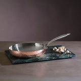 Orsina Minerva Copper Finish Hammered Frying Pan - 24cm