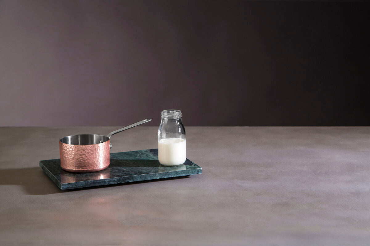 Orsina Minerva Hammered Copper Finish Milk Pan - 10cm