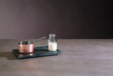 Orsina Minerva Hammered Copper Finish Milk Pan - 10cm