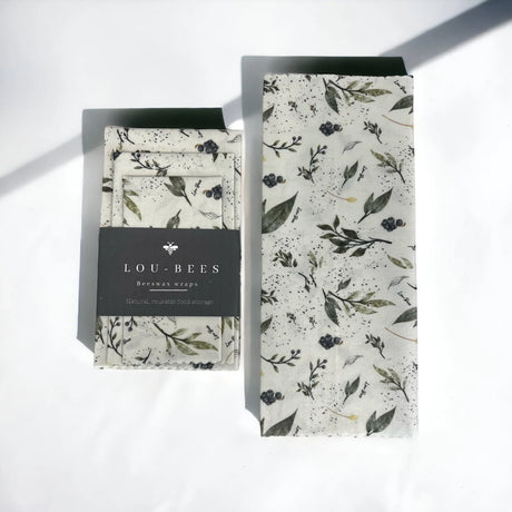 Lou-bees Fallen Leaves Beeswax Wrap