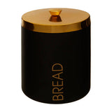 Orsina Liberty Black Enamel Finish Bread Bin