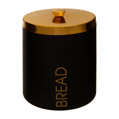 Orsina Liberty Black Enamel Finish Bread Bin