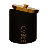 Orsina Liberty Black Enamel Finish Bread Bin