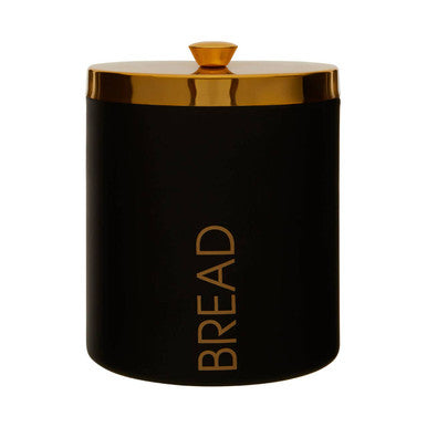 Orsina Liberty Black Enamel Finish Bread Bin