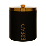 Orsina Liberty Black Enamel Finish Bread Bin