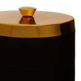 Orsina Liberty Black Enamel Finish Bread Bin