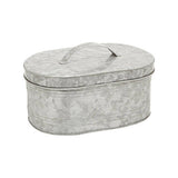 Orsina Drummond Galvanised Steel Bread Bin