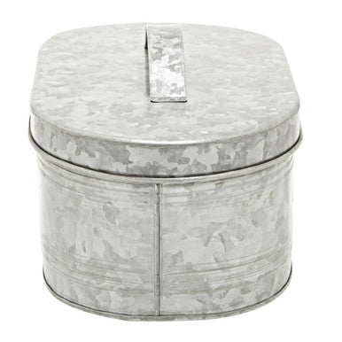 Orsina Drummond Galvanised Steel Bread Bin
