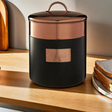 Orsina Prescott Charcoal & Copper Bread Bin