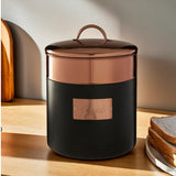 Orsina Prescott Charcoal & Copper Bread Bin