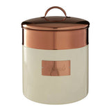 Orsina Prescott Cream & Copper Bread Bin