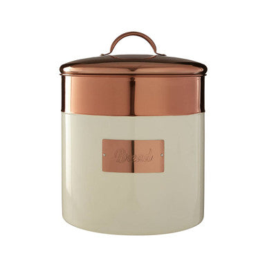 Orsina Prescott Cream & Copper Bread Bin