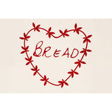 Orsina Anglaise Cream & Red Metal Bread Bin