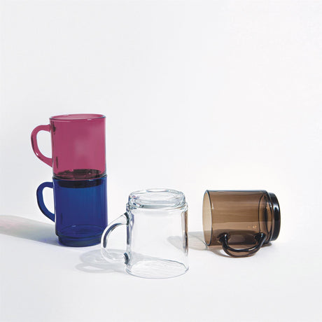 Rinkit Plum Versailles Coffee Glasses 260ml - Pack of Six