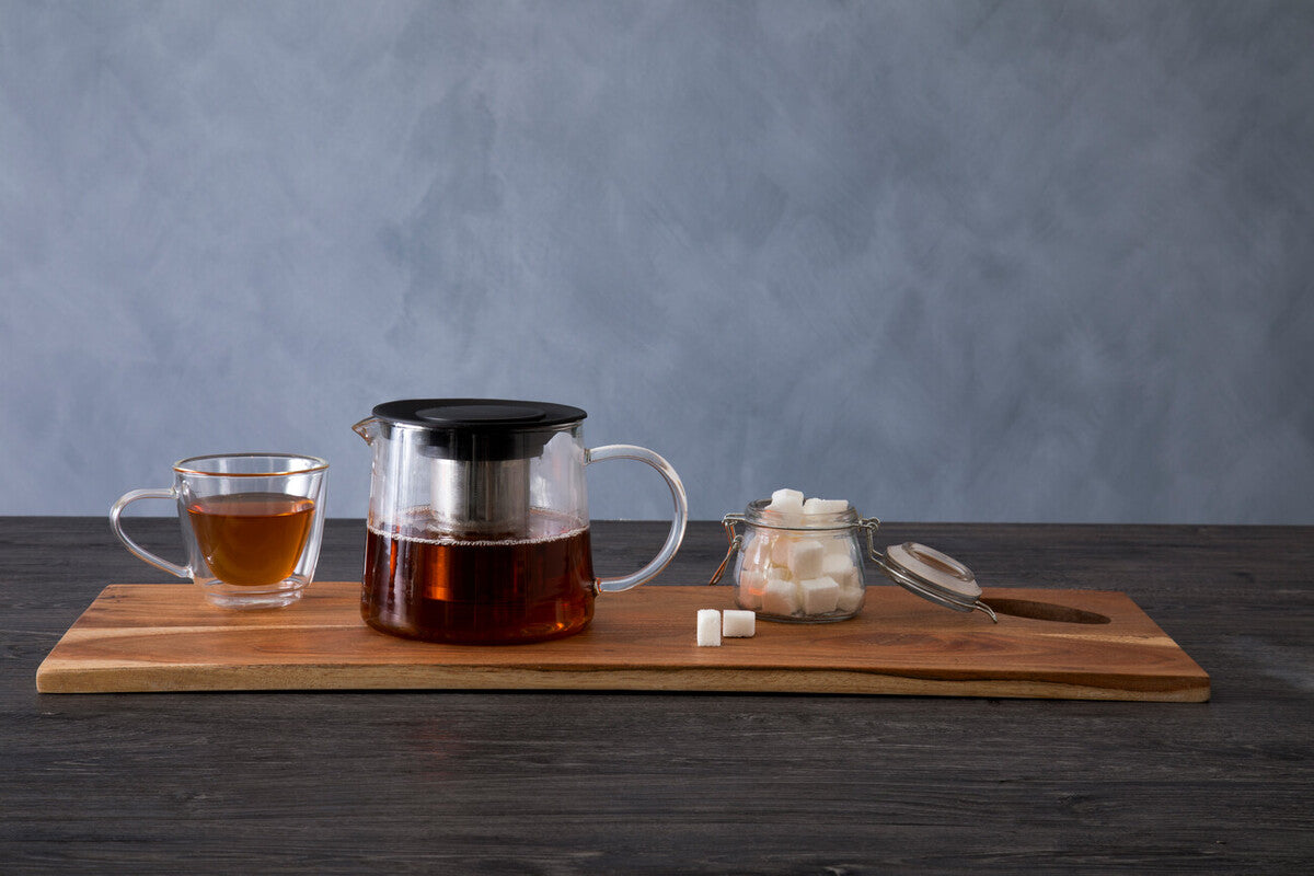 Orsina Fuso 1200ml Borosilicate Glass Teapot