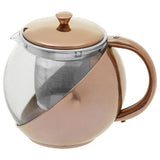 Orsina Fuso Stainless Steel Teapot with Copper-Finished Infuser