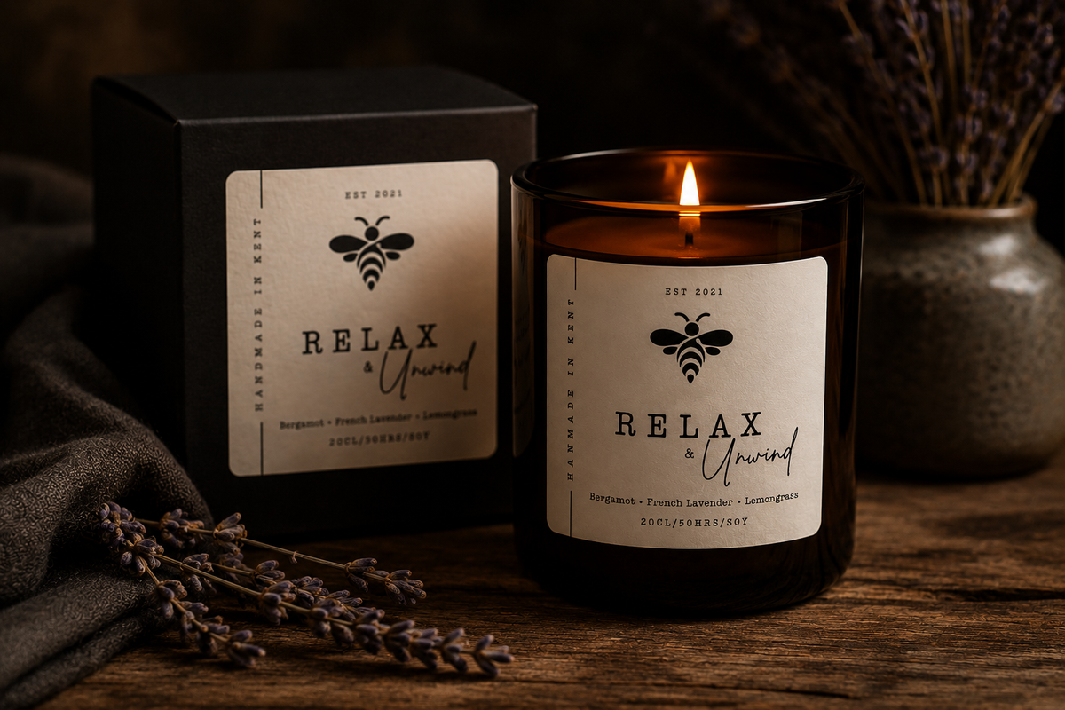 Lou-bees Relax & Unwind Aromatherapy Candle