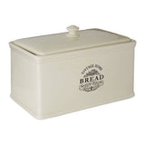 Orsina Vintage Home Cream Ceramic Bread Bin