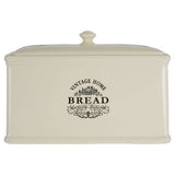Orsina Vintage Home Cream Ceramic Bread Bin