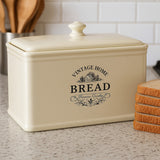 Orsina Vintage Home Cream Ceramic Bread Bin