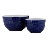 Orsina Gigi Blue & White Mixing Bowls - Set of 2