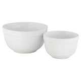 Orsina Gigi White Mixing Bowls - Set of 2