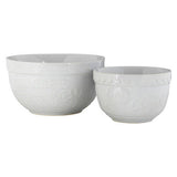 Orsina Gigi White Mixing Bowls - Set of 2