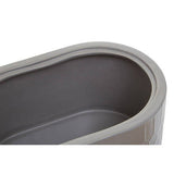 Orsina Geome Grey Stoneware Bread Bin