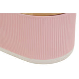 Orsina Geome Pink Stoneware Bread Bin