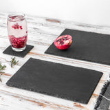 Rinkit Square Slate Coasters - Pack of 6