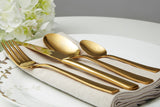 Orsina Avie Glow 16-Piece Gold Cutlery Set