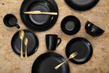 Orsina Avie Glow 16-Piece Gold Cutlery Set