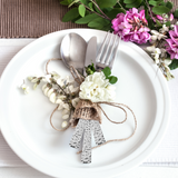 Orsina Martello 16-Piece Hammered Effect Stainless Steel Cutlery Set