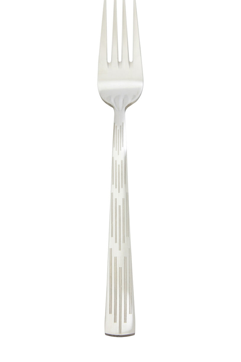 Orsina Avie 24-Piece Etched Deco Cutlery Set