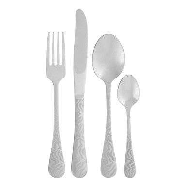 Orsina Avie 16-Piece Zebra Cutlery Set