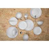 Orsina Modern Retro 16-Piece Matte Silver Cutlery Set