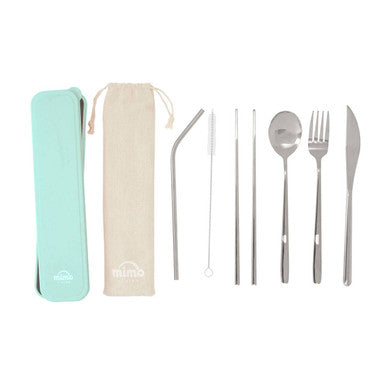 Orsina Mimo 6-Piece Silver Travel Cutlery Set