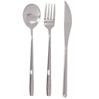 Orsina Mimo 6-Piece Silver Travel Cutlery Set
