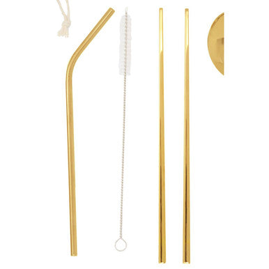 Orsina Mimo 6-Piece Gold Travel Cutlery Set