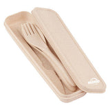 Orsina Mimo 3-Piece Natural Wheat Straw Travel Cutlery Set