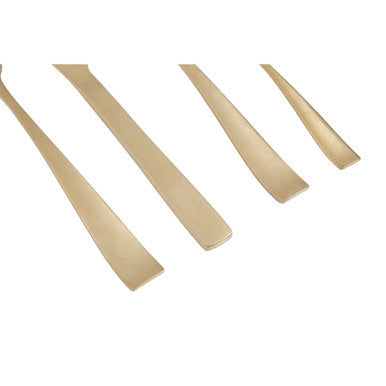 Orsina Avie 16-Piece Antique Gold Cutlery Set