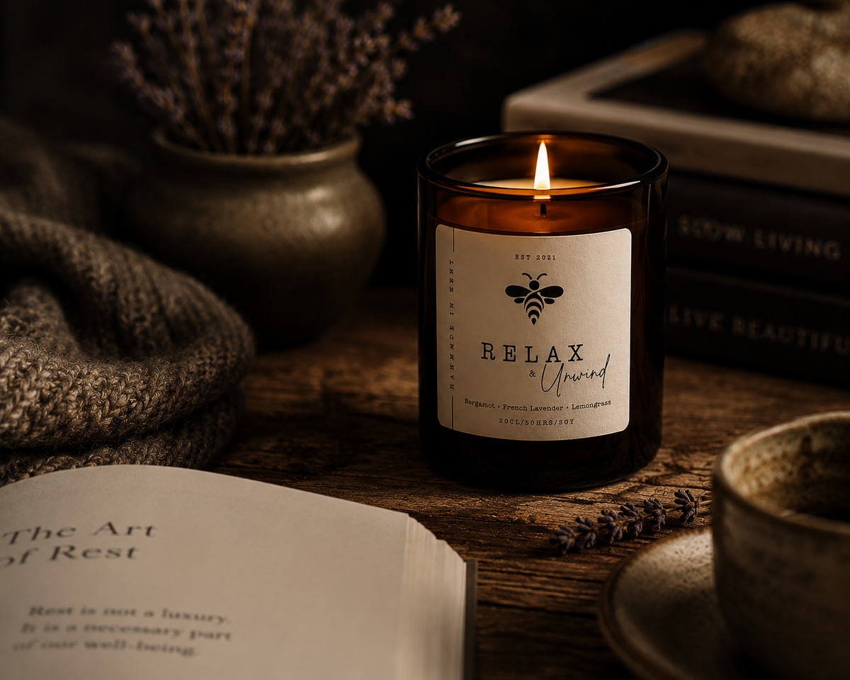 Lou-bees Relax & Unwind Aromatherapy Candle