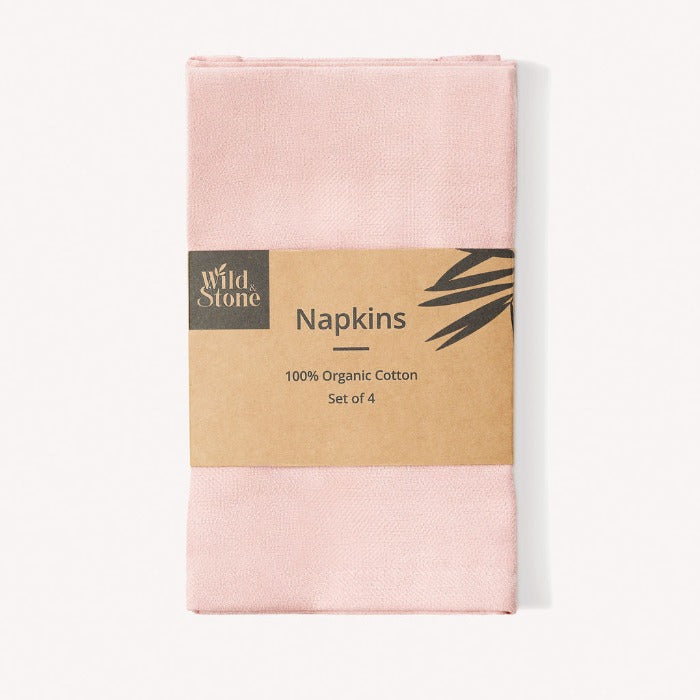 Wild and Stone Organic Cotton Napkins - Set of 4