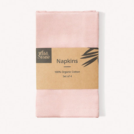 Wild and Stone Organic Cotton Napkins - Set of 4