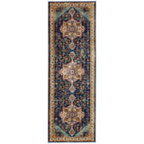 Granada Multicolour Vintage Rug Emerald by The Rugs