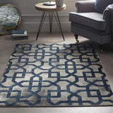 Avanti Navy Moroccan Rug | The Rugs